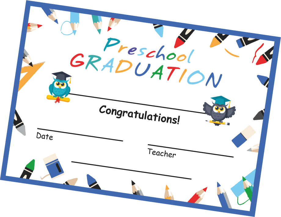 Preschool Graduation Certificate