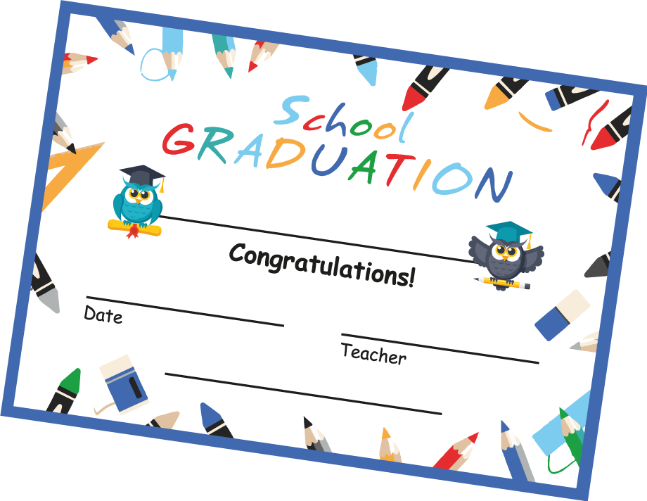 School Graduation Certificate